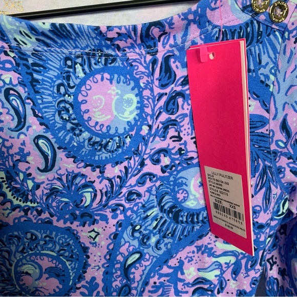 Lilly Pulitzer UPF 50 Sophie Dress Hello Sunshine Floral Print Dress - Picture 7 of 10